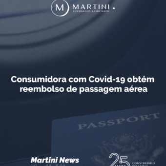 Consumidora com Covid-19 obtém reembolso de passagem aérea