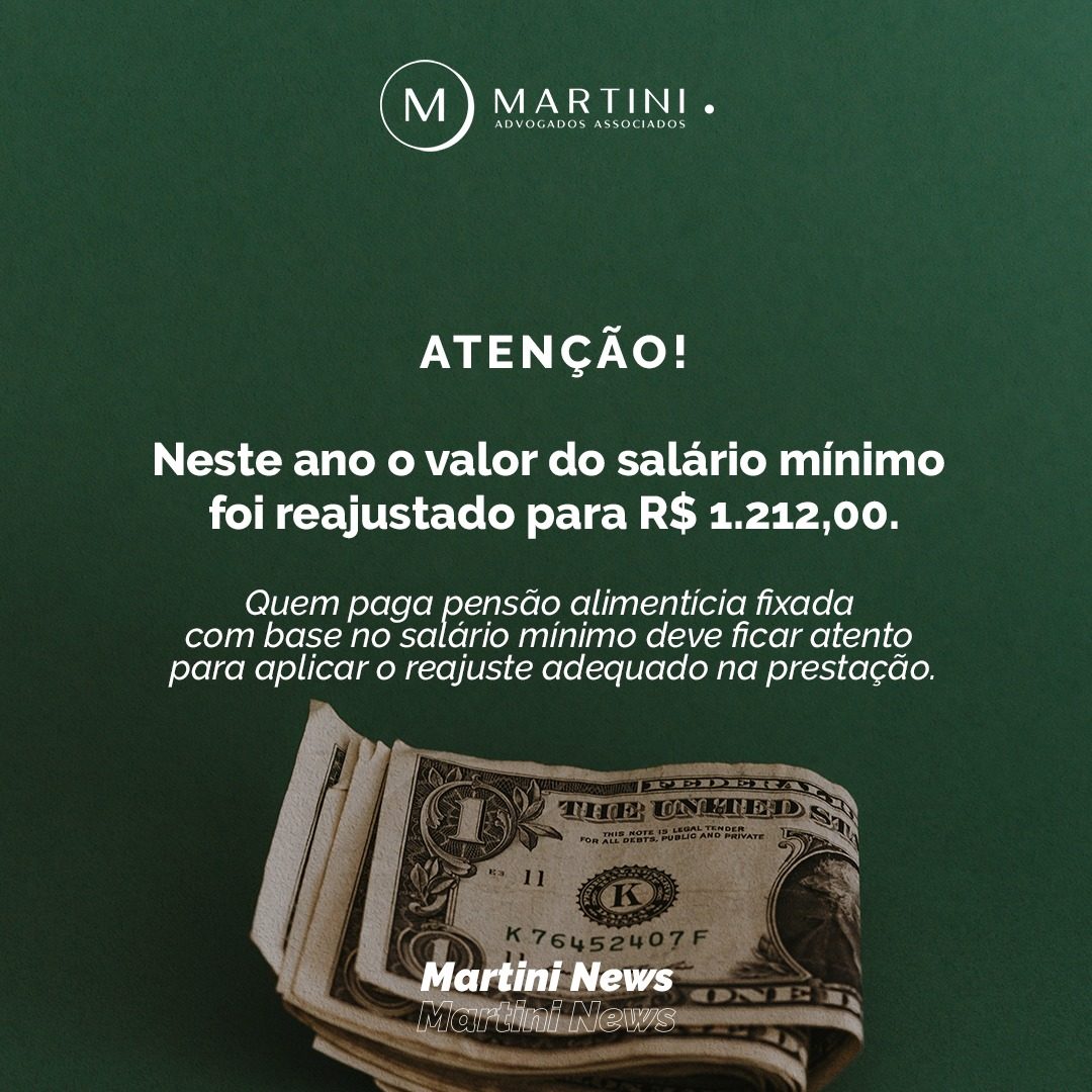 Reajuste do salário mínimo