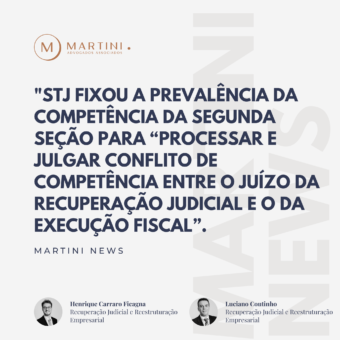 STJ fixou prevalência da competência da Segunda Seção para julgar conflito de competência em recuperação judicial