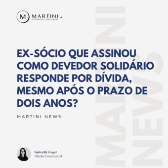 Ex-sócio que assinou como devedor solidário responde por dívida, mesmo após o prazo de dois anos?