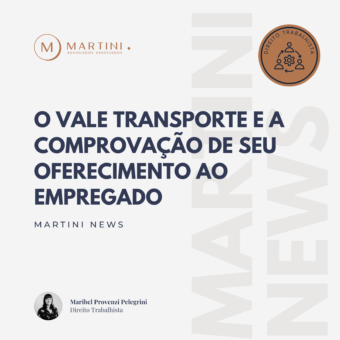 O VALE TRANSPORTE E A COMPROVAÇÃO DE SEU OFERECIMENTO AO EMPREGADO