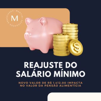 Reajuste do salário mínimo: novo valor impacta na pensão alimentícia