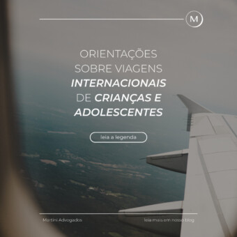 Orientações sobre viagens internacionais de crianças e adolescentes