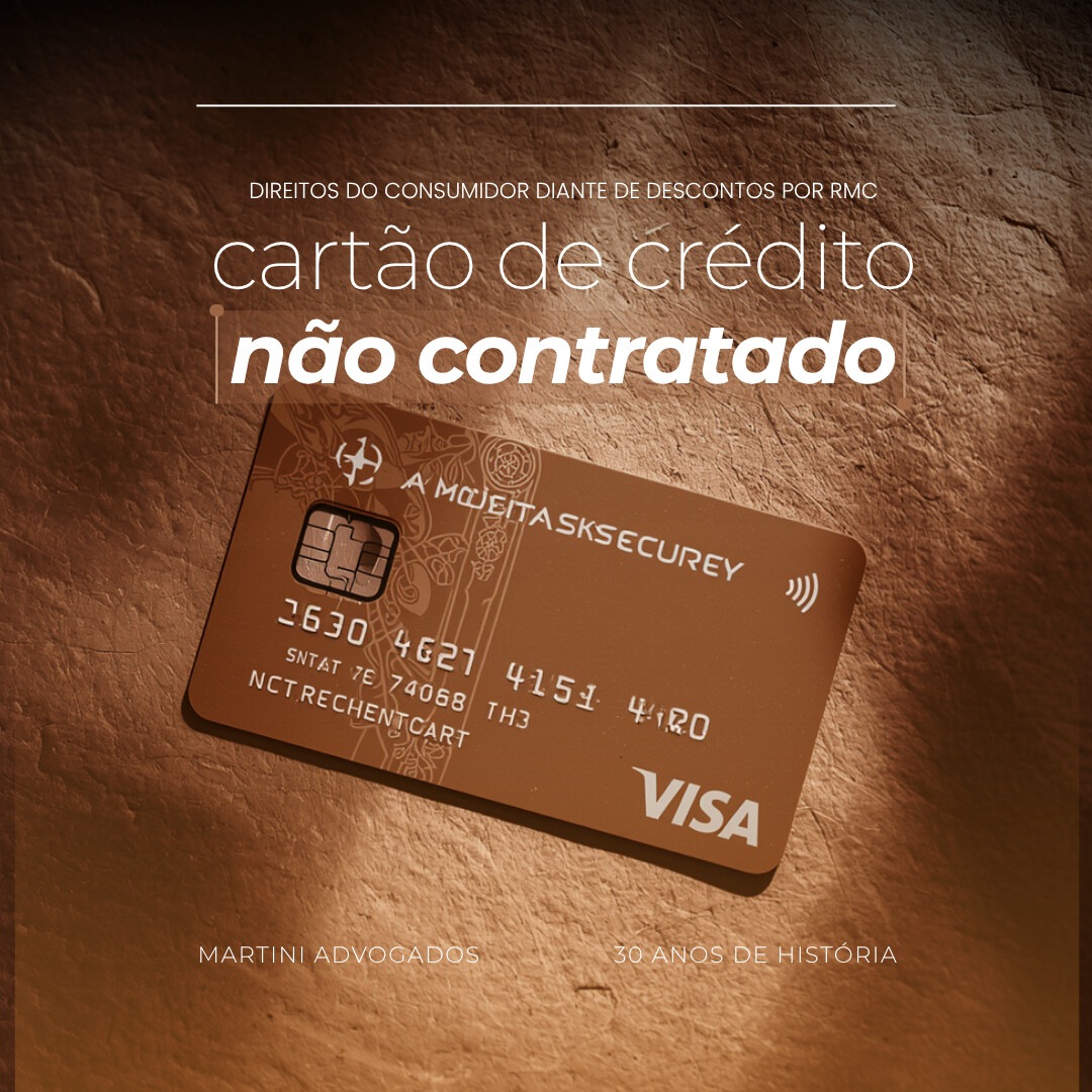 Cartão de crédito consignado não contratado: direitos do consumidor diante de descontos por RMC