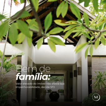 Valor elevado do imóvel não afasta sua impenhorabilidade como bem de família, decide STJ